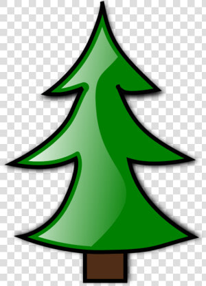 Clipart Of A Conifer   Christmas Tree White Logo  HD Png Download