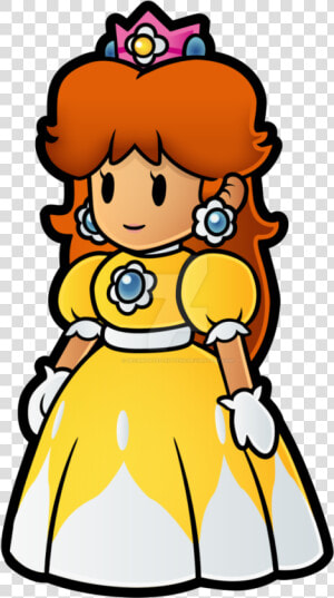 Mario Super Clipart Daisy Yellow Stunning Free Transparent   Princess Daisy Paper Mario  HD Png Download