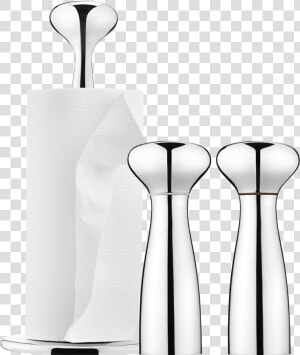 Alfredo Kitchen Roll Holder And Salt And Pepper Mills   Georg Jensen Salt Og Pepper  HD Png Download