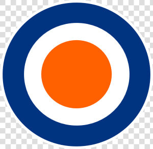 Blue And Orange Bullseye  HD Png Download