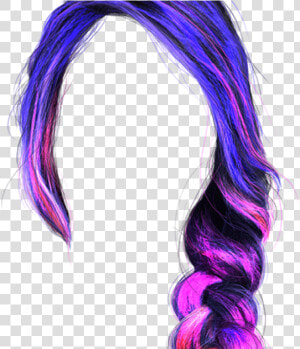 Colorful Hair Png Transparent   Colorful Hair Transparent Background  Png Download