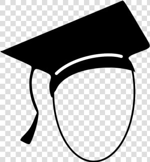 Student With Mortarboard   Square Academic Cap  HD Png Download