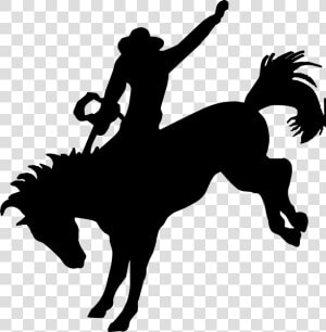 Cowboy Riding A Horse Silhouette   Png Download   Silhouette Cowboy Riding Horse  Transparent Png