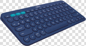 K380 blue   Teclado Logitech Bluetooth  HD Png Download