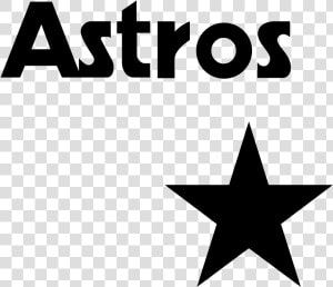 Houston Astros Logo Black   Houston Astros Logo Vector  HD Png Download