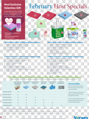 Norwex February 2019 Hostess Specials  HD Png Download