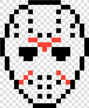 Jason Mask Pixel Art   Jason Voorhees Pixel Art  HD Png Download