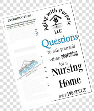 Questions To Ask Yourself When Searching For A Nursing   Poster  HD Png Download