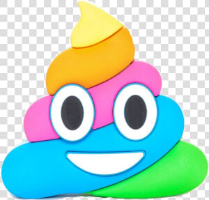 Pile Of Poo Emoji Feces Rainbow Smile   Rainbow Poop Emoji Png  Transparent Png