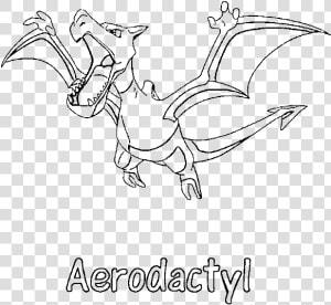 Aerodactyl Pokemon Coloring Page   Aerodactyl Pokemon Coloring Pages  HD Png Download