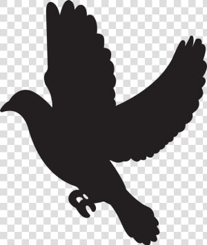 Flying Dove Silhouette Png Clip Artu200b Gallery Yopriceville  Transparent Png