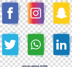 Social Media Icons Set   Vector Social Media Logo Png  Transparent Png