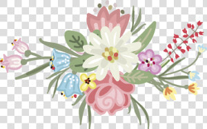 Hand Painted Flowers Wedding Decoration Design Vector   Wedding Vector Flower Png  Transparent Png