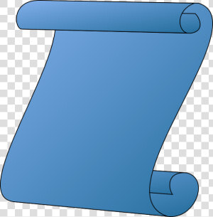 Scroll Clipart Blue   Scroll Blue  HD Png Download