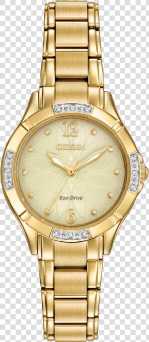 Diamond Citizen Two Tone Ladies Watch  HD Png Download