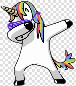  emotions unicorn dab   Unicorn Dabbing Png  Transparent Png