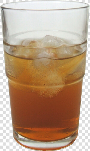 300ml Glass Of Kombucha With Ice  HD Png Download