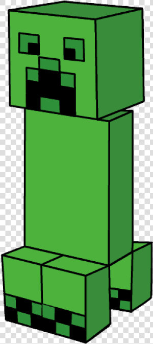 How To Draw Minecraft Creeper   Easy Minecraft Creeper Drawing  HD Png Download