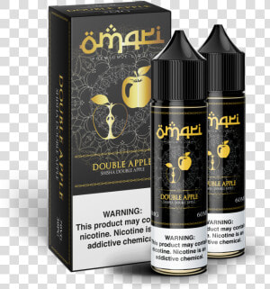 Double Apple Shisha 120ml   Omari Desert Knight E Juice  HD Png Download