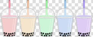 Bubble Tea Clip Art   Png Download   Cute Milk Tea Transparent Background  Png Download