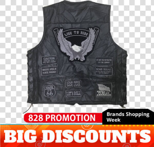 Motorcycle Jacket Mens Moto Vest Biker Sheepskin Leather   Jacket  HD Png Download