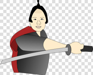 Transparent Female Weightlifter Clipart   Samurai Clipart  HD Png Download