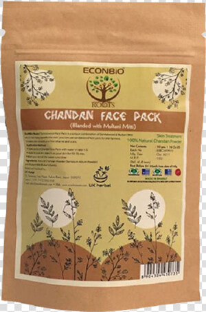 Econbio Roots Chandan Face Pack 50gms Title Econbio   Econbio Roots  HD Png Download