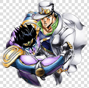 Unit Jotaro Kujo【part 4】   Jotaro Kujo And Star Platinum Part 4  HD Png Download