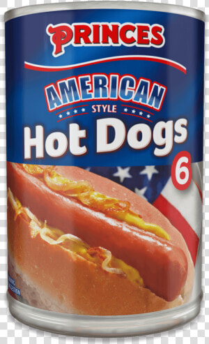 American Style Hot Dogs   American Hot Dog Can  HD Png Download