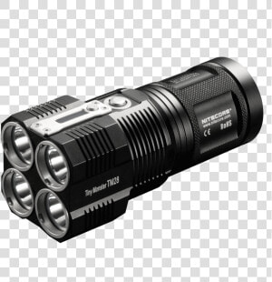 Nitecore Tm28 Tiny Monster Quad Xhp 35 Hi 6 000 Lumens   Led Taschenlampe Mit 4 Leds  HD Png Download