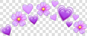  purple  purpleheart  hearts  heart  crown  heartcrown   Purple Heart Crown Png  Transparent Png