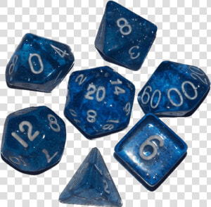 Blue Dice Png   Transparent Polyhedral Dice Png  Png Download