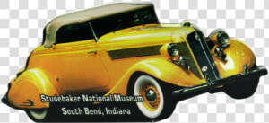 1935 Yellow Roadster Magnet   Model Car  HD Png Download