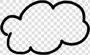  cloud  puffycloud  doodle  clouddoodle  sketch  bnw   Transparent Background Cloud Png Clipart  Png Download