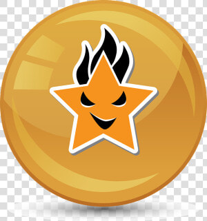 Star  Symbol  Burn  Grin  Icon  Signet  Characters   Republic Of Chicken Phase 7 Mohali  HD Png Download