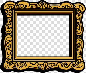 Empty Picture Frame   Transparent Picture Frame Cartoon  HD Png Download