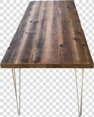 Old Growth Reclaimed Wood Table With Hairpin Legs   Coffee Table  HD Png Download