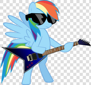 Absurd Res  Artist   Rainbow Dash Guitar  HD Png Download