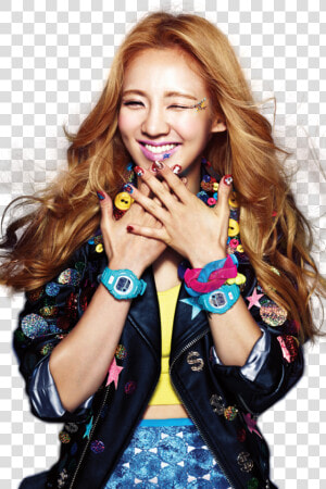 Hyoyeon6   Baby G Ad Casio  HD Png Download