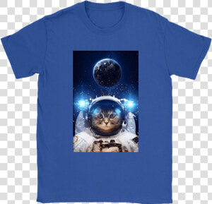 Astronaut Cat Outer Space Selfie With The Earth Shirts   Outer Space  HD Png Download