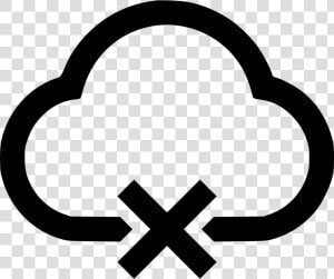 Cloud Offline Comments   Cloud Offline Icon Free  HD Png Download