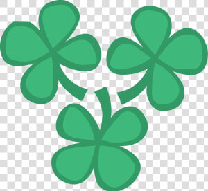 Finding A Ton Of Four Leaf Clovers Few Five Pictures   Four Leaves Clover Cartoon  HD Png Download