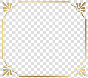 Transparent Fantasy Border Png   Gold Page Border Png  Png Download