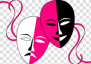 Actor Clipart Drama Faces   Happy Sad Drama Mask  HD Png Download