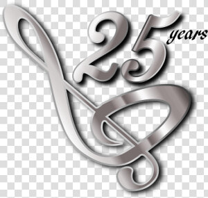 Heart text body Jewelry   25 Years Silver Jubilee  HD Png Download