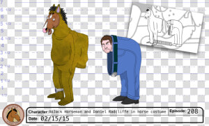 Bojack Horseman Model Sheet   Png Download   Bojack Horseman Horse Costume  Transparent Png