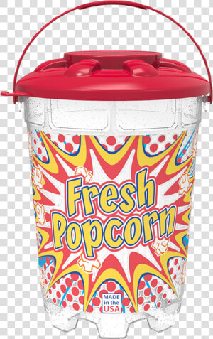 64oz Stackable Bucket With Snap on Lid And Handle  HD Png Download