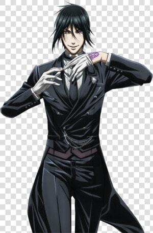 Butler Outfit Sebastian Michaelis   Png Download   Sebastian Black Butler Png  Transparent Png