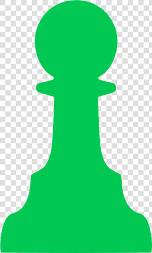 Silhouette Staunton Chess Piece Pawn   Peón Clip Arts   Chess Icon Green Png  Transparent Png