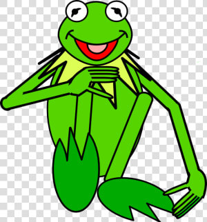 Kermit The Frog Toad True Frog The Muppets   Cartoon  HD Png Download